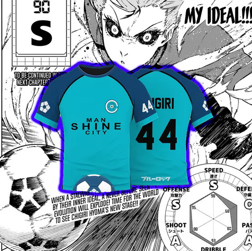 Manshine City Blue Lock Replica Jersey