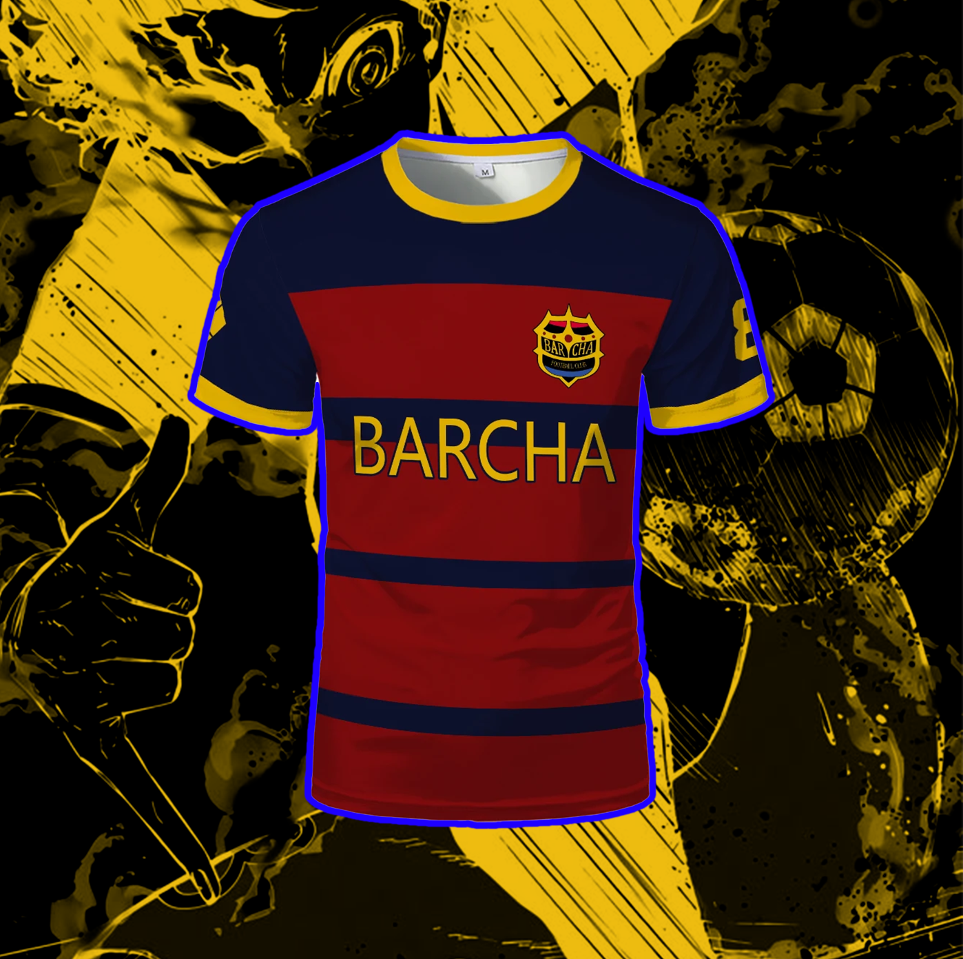 FC Barcha Blue Lock Replica Jersey