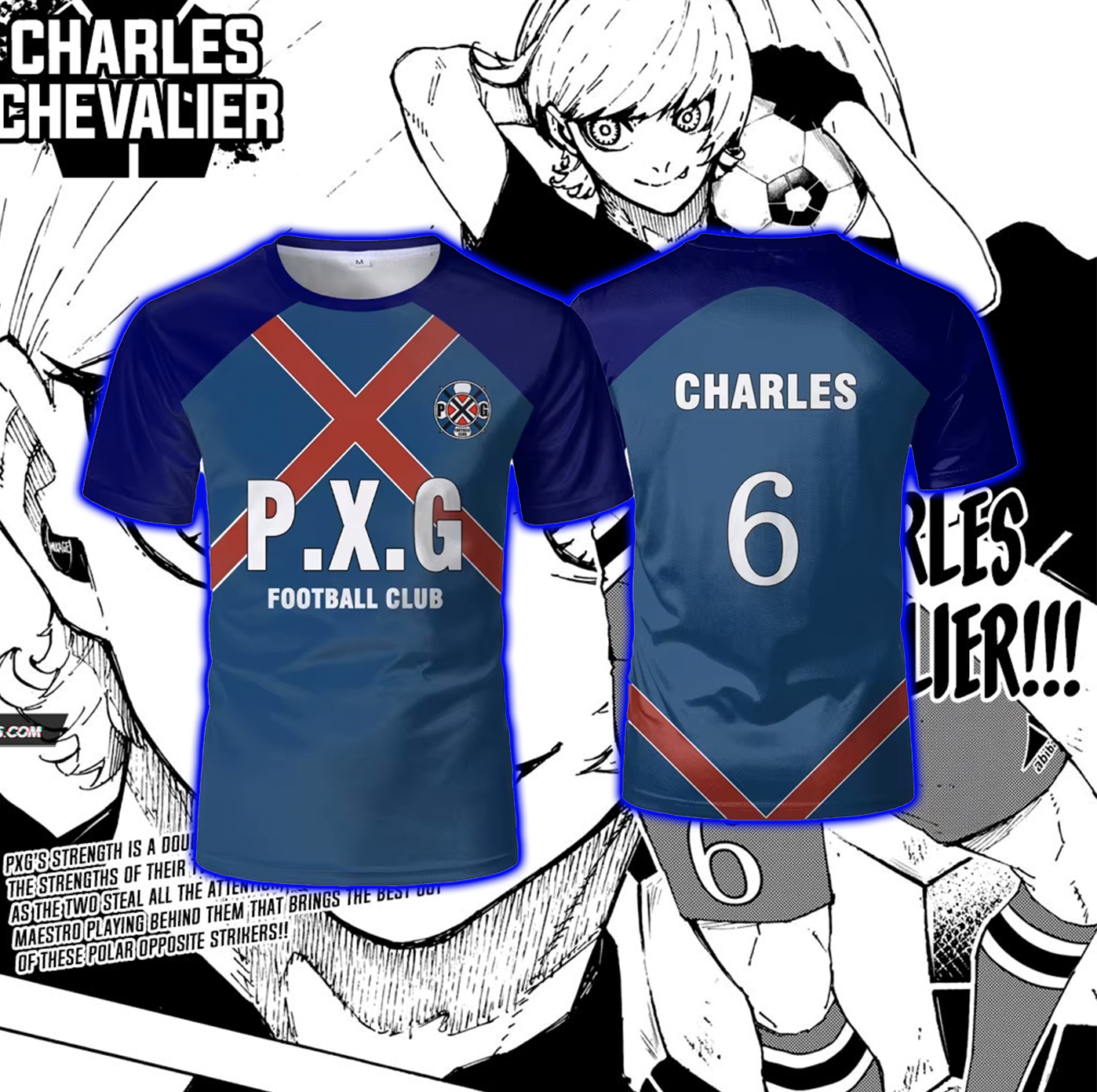 PXG Blue Lock Replica Jersey