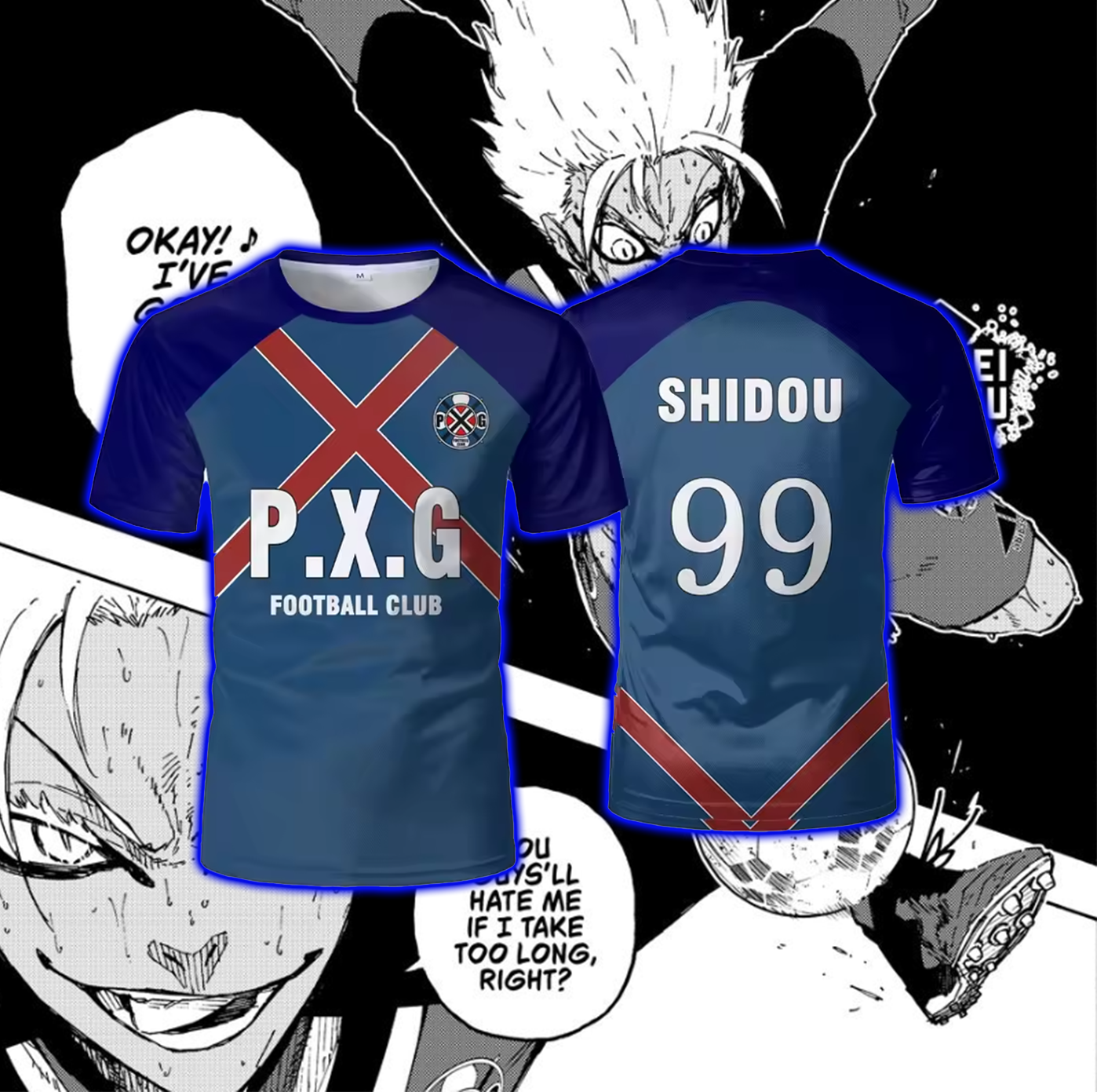 PXG Blue Lock Replica Jersey